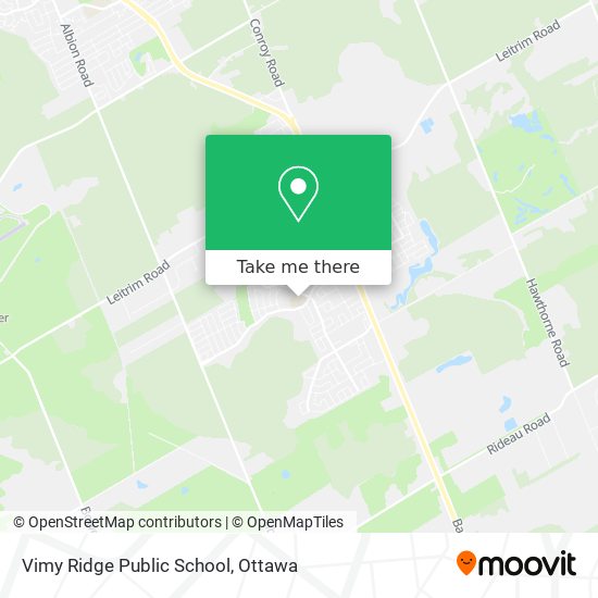 Vimy Ridge Public School plan