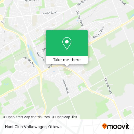 Hunt Club Volkswagen map