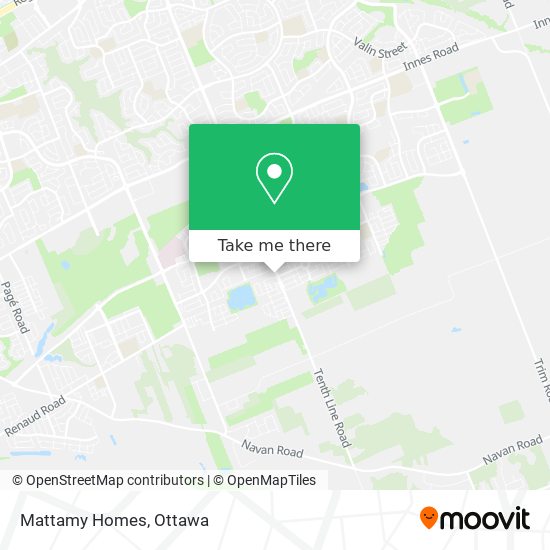 Mattamy Homes map