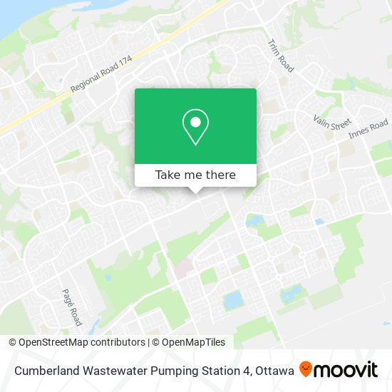 Cumberland Wastewater Pumping Station 4 map