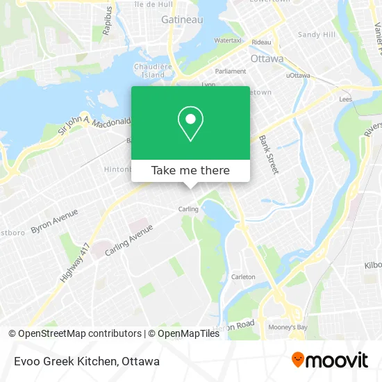 Evoo Greek Kitchen map