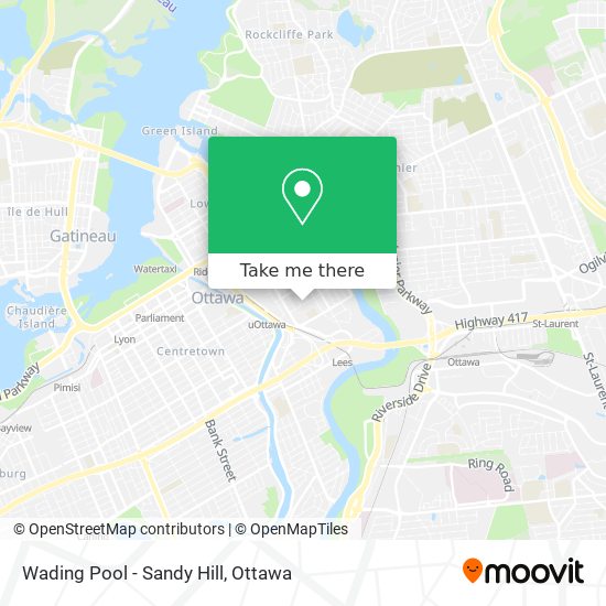 Wading Pool - Sandy Hill map