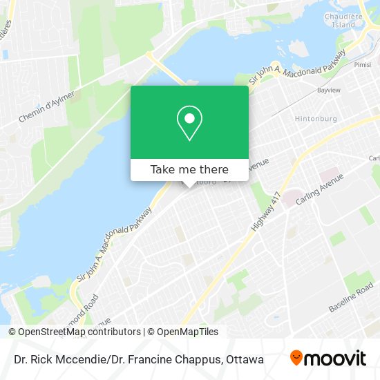 Dr. Rick Mccendie / Dr. Francine Chappus map