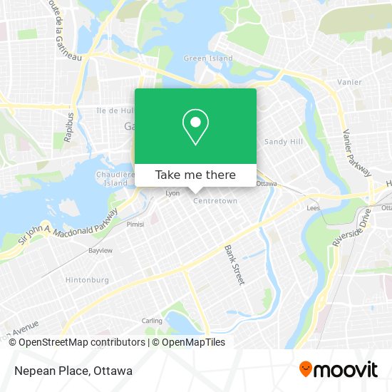 Nepean Place map