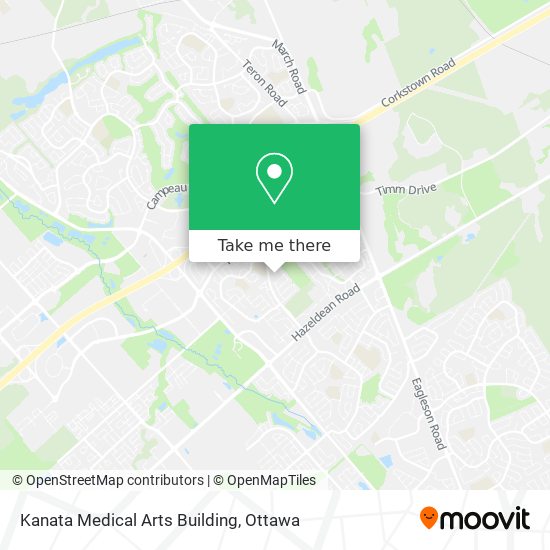 Kanata Medical Arts Building map