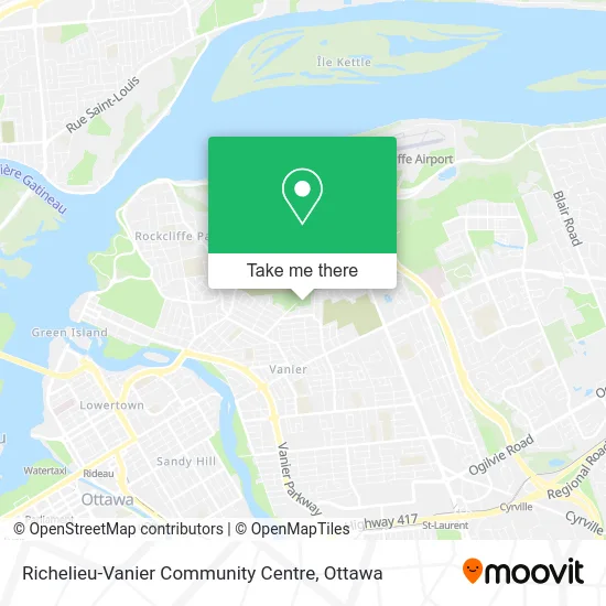 Richelieu-Vanier Community Centre map