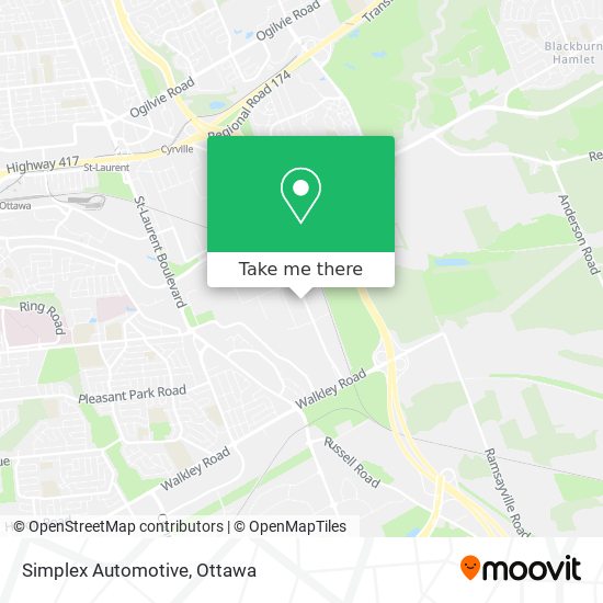 Simplex Automotive map