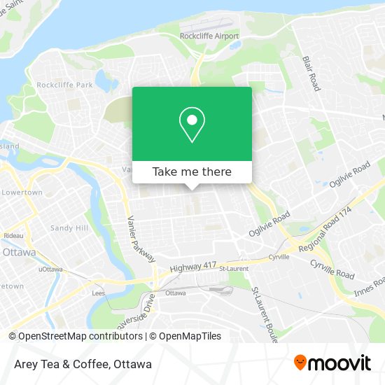 Arey Tea & Coffee map