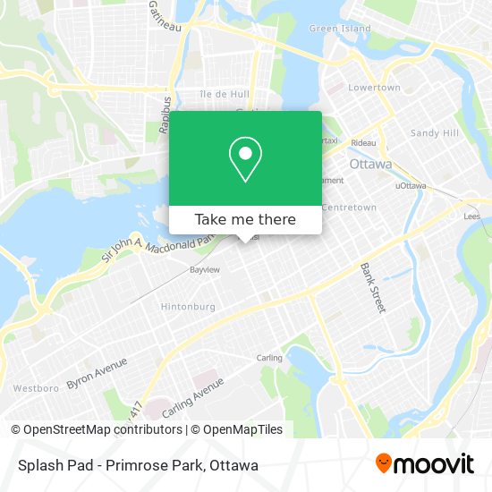Splash Pad - Primrose Park map