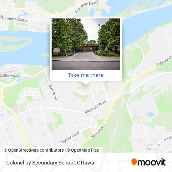 Colonel by Secondary School map