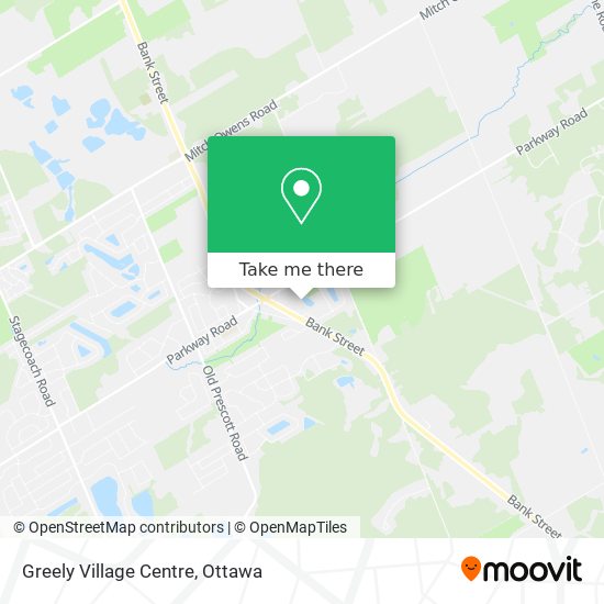 Greely Village Centre map