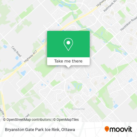 Bryanston Gate Park Ice Rink map