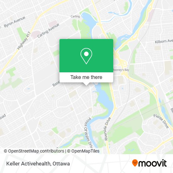 Keller Activehealth map