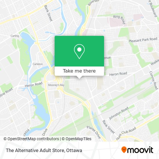 The Alternative Adult Store map