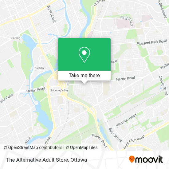 The Alternative Adult Store map
