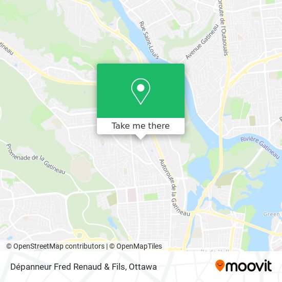 Dépanneur Fred Renaud & Fils map
