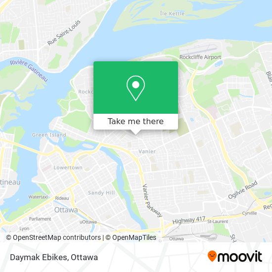 Daymak Ebikes map