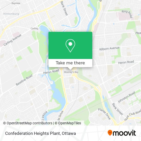 Confederation Heights Plant map