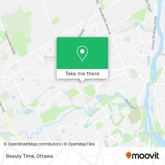 Beauty Time map