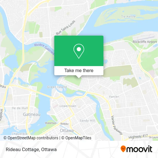 Rideau Cottage map