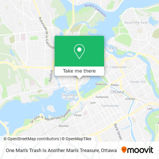 One Man's Trash Is Another Man's Treasure map