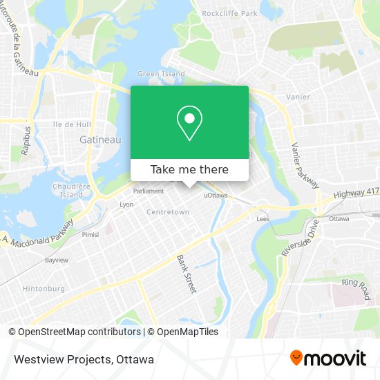 Westview Projects map