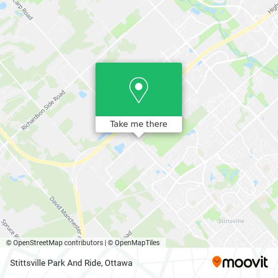 Stittsville Park And Ride map