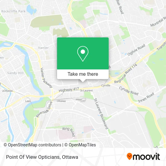 Point Of View Opticians map