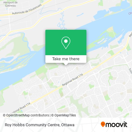 Roy Hobbs Community Centre map