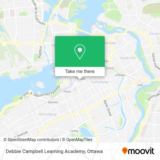 Debbie Campbell Learning Academy map