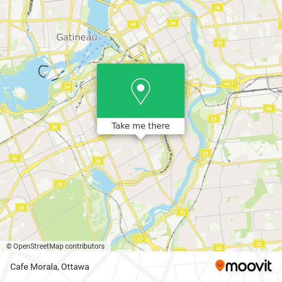 Cafe Morala map
