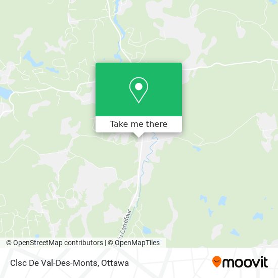 Clsc De Val-Des-Monts plan