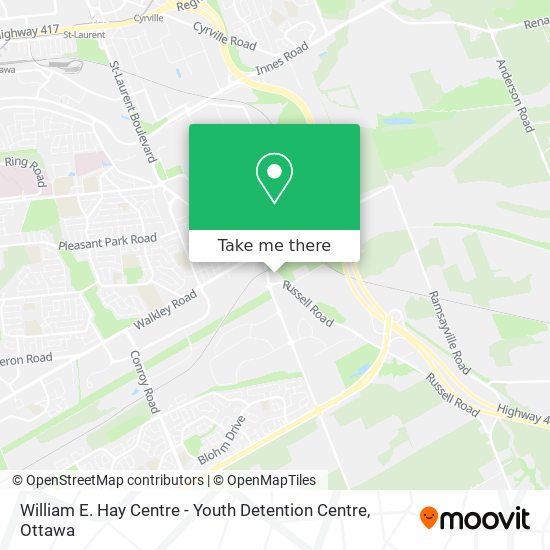 William E. Hay Centre - Youth Detention Centre map