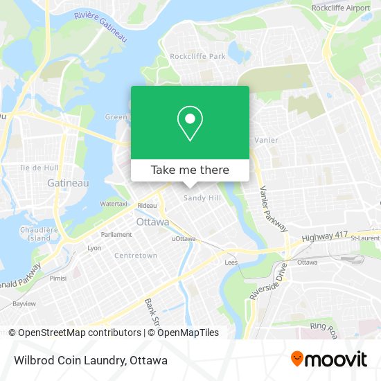 Wilbrod Coin Laundry map