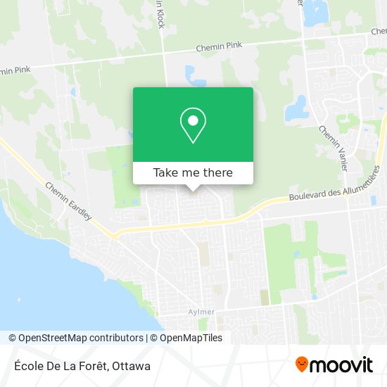 École De La Forêt map