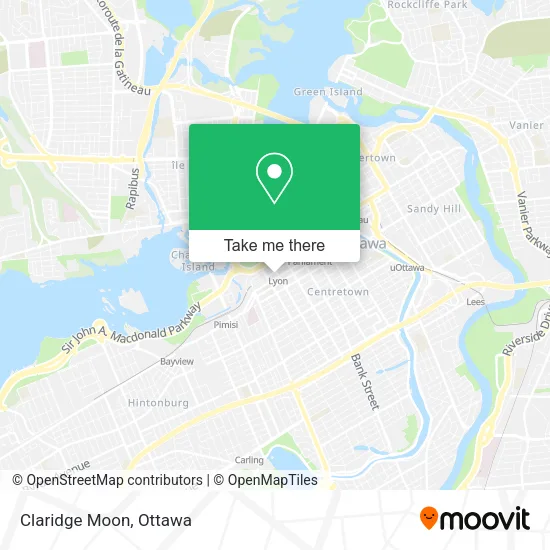 Claridge Moon map