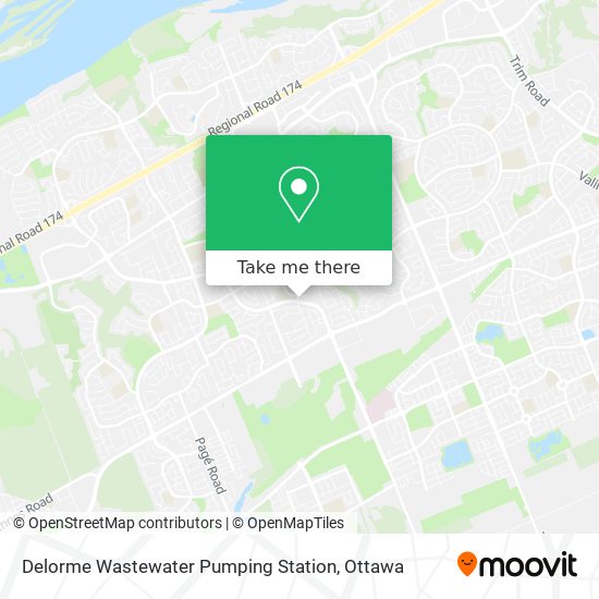 Delorme Wastewater Pumping Station plan