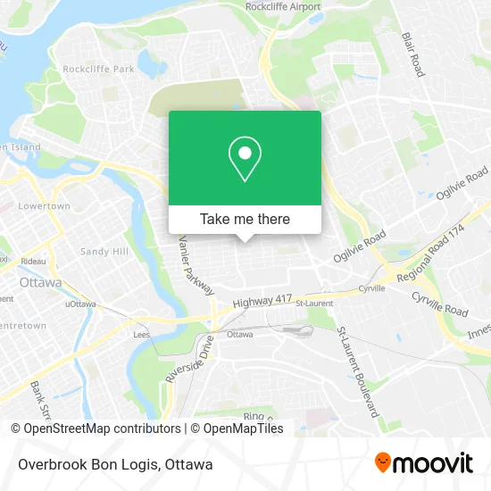 Overbrook Bon Logis map