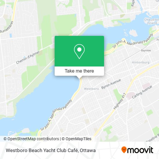 Westboro Beach Yacht Club Café map