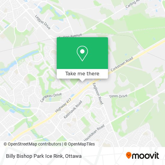 Billy Bishop Park Ice Rink map