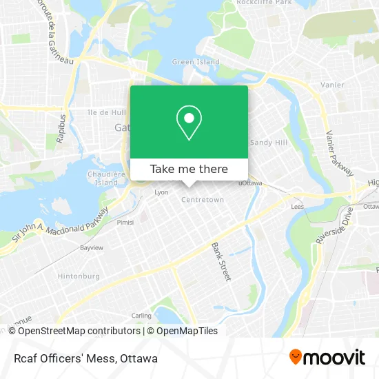 Rcaf Officers' Mess map
