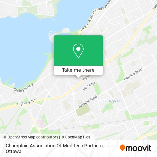 Champlain Association Of Meditech Partners map