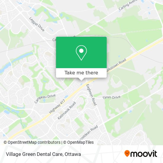 Village Green Dental Care map