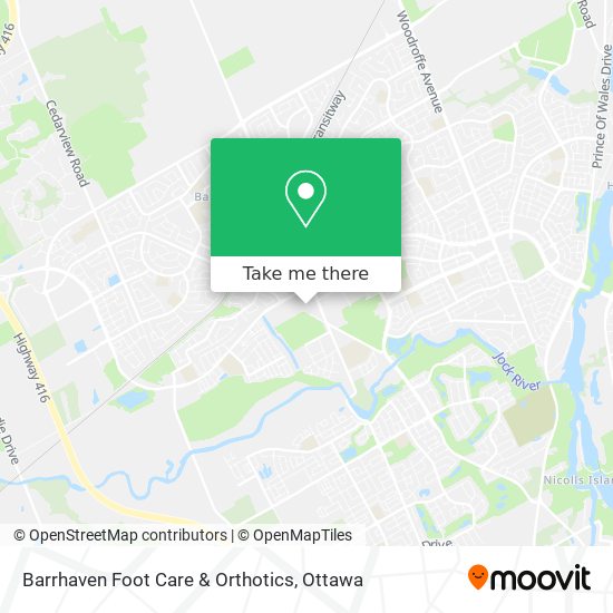 Barrhaven Foot Care & Orthotics plan