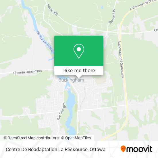 Centre De Réadaptation La Ressource map