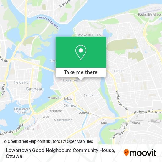 Lowertown Good Neighbours Community House map