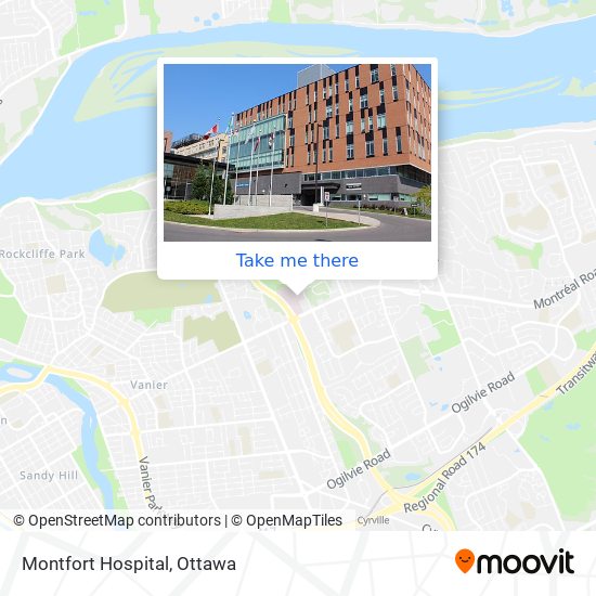 Montfort Hospital map