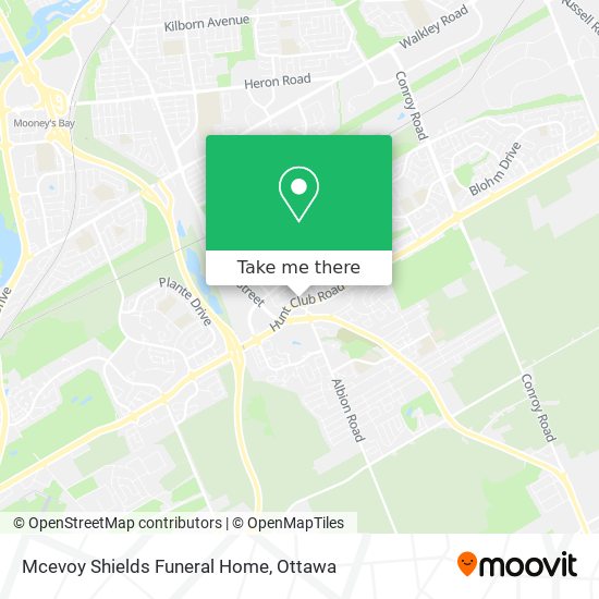 Mcevoy Shields Funeral Home map