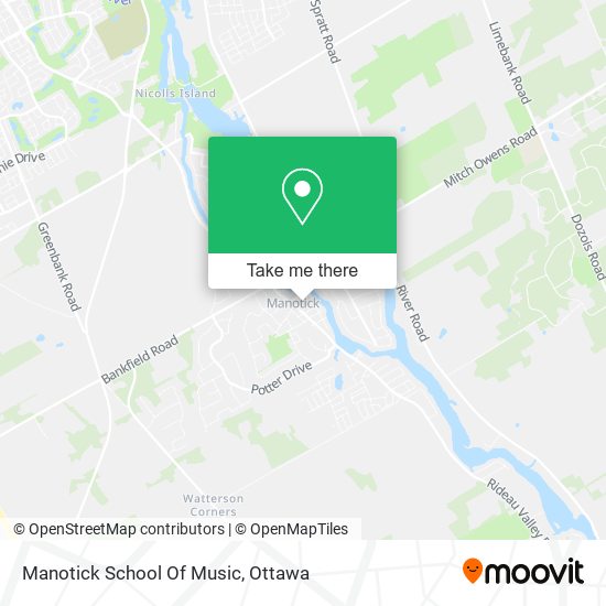 Manotick School Of Music map