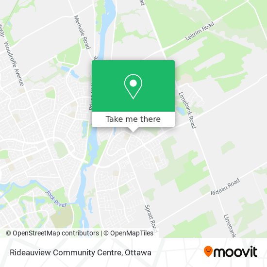 Rideauview Community Centre map